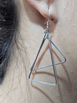 Pendientes de plata con gancho