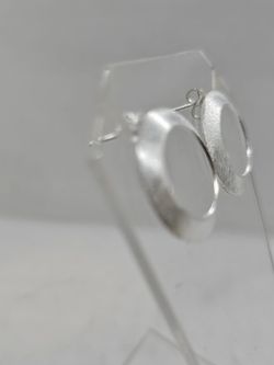 Pendientes de tuerca circulo hueco
