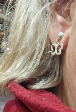 Pendientes tuerca mariposa.