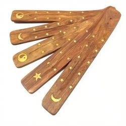 Porta inciensos . Tabla de madera original.