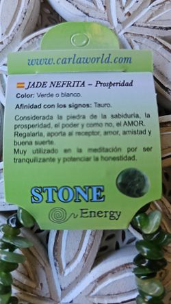 Pulsera de minerales naturales