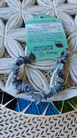 Pulsera de minerales naturales