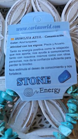 Pulsera de minerales naturales