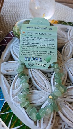 Pulsera de minerales naturales
