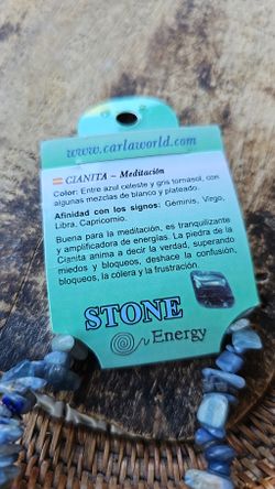 Pulsera de minerales naturales