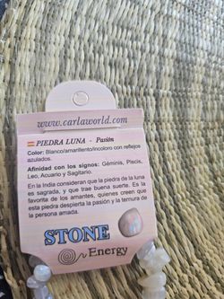 Pulsera de minerales naturales