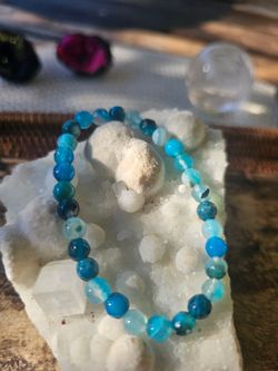 Pulsera de minerales naturales