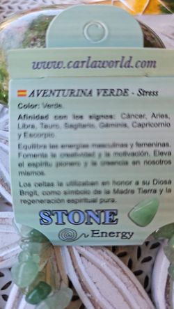 Pulsera de minerales naturales