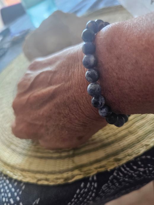 Pulsera de minerales naturales