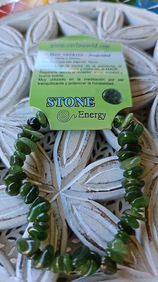 Pulsera de minerales naturales