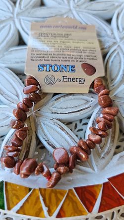 Pulsera de minerales naturales