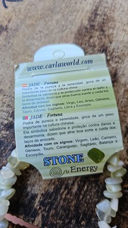Pulsera de minerales naturales