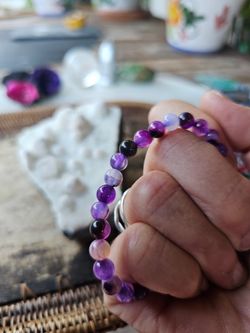 Pulsera de minerales naturales